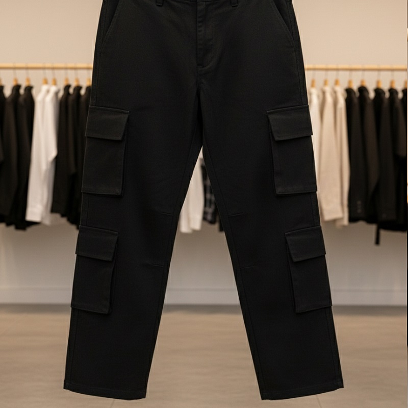 شلوار بنگال کارگو مردانه مدل HAMED-مشکی